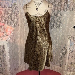 Cheetah print slip